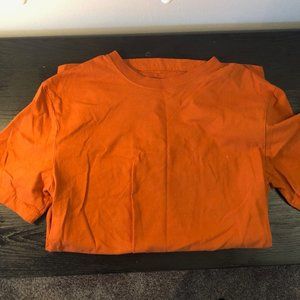 Orange Cotton T-shirt